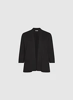 Short Open Front Cardigan
