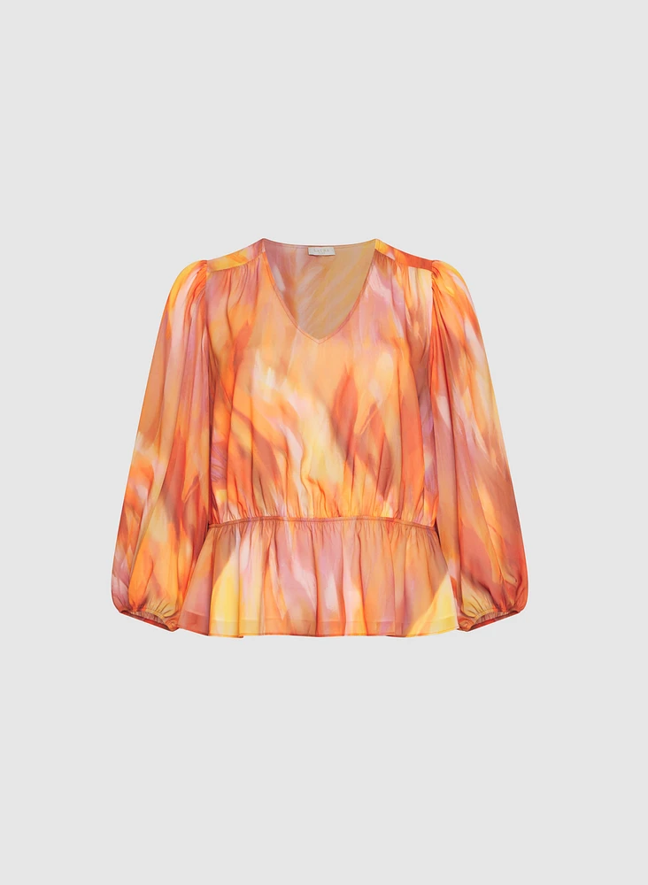 Blouse à manches ballon
