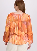 Blouse à manches ballon