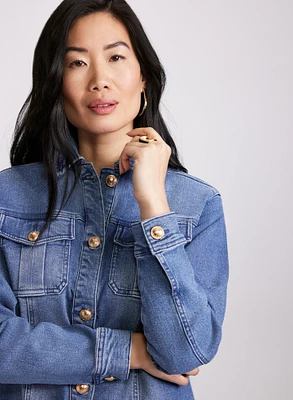 Button Denim Jacket