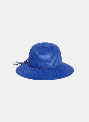 Chapeau cloche en paille