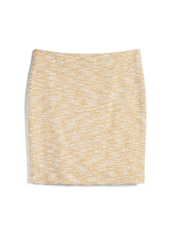 Bouclé Pencil Skirt