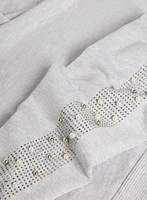 Pearl & Stud Detail Sweater