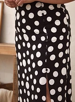 Polka Dot Midi Skirt