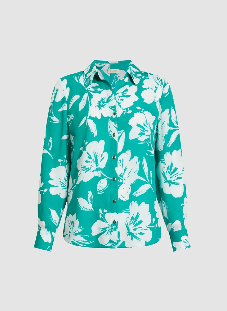 Floral Print Blouse
