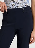 Slim Leg Pull-on Bengaline Pants