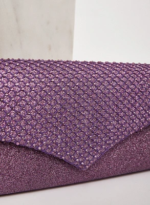 Rhinestone Detail Evening Clutch