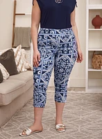Paisley Print Capris