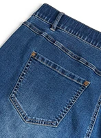 Jeans à enfiler jambe étroite