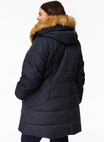 Manteau matelassé à capuchon