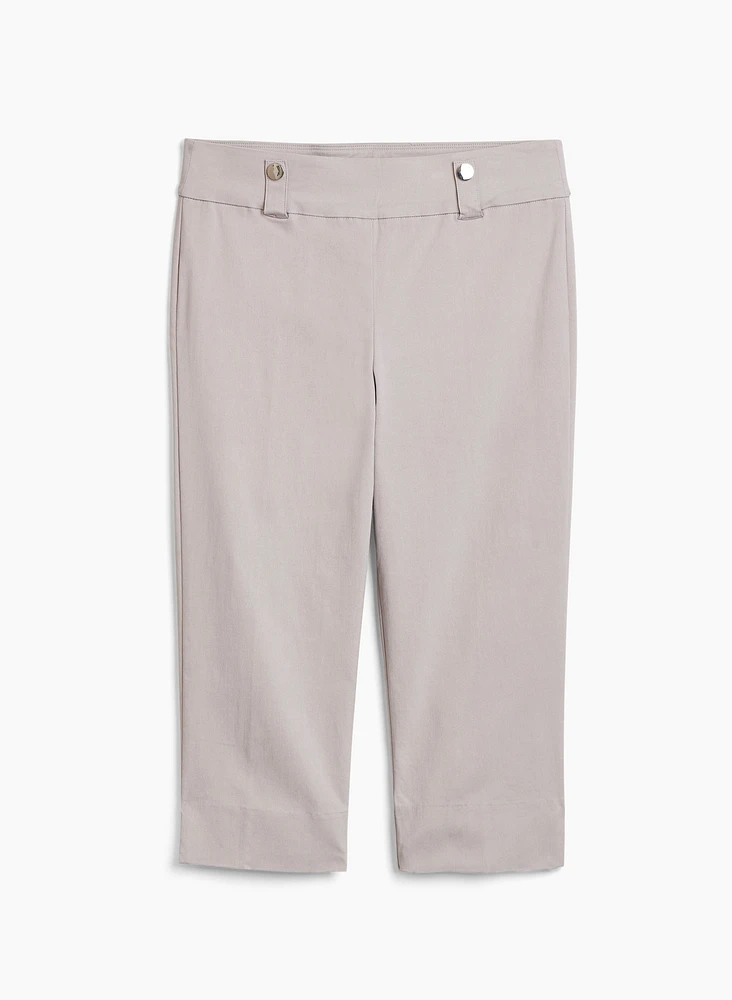 Pull-On Bengaline Capris