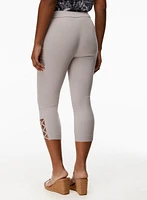 Cross Detail Capris