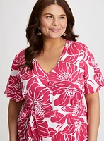 Floral Print Fit & Flare Dress