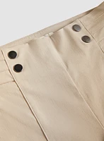 Pantalon jambe étroite en bengaline à enfiler