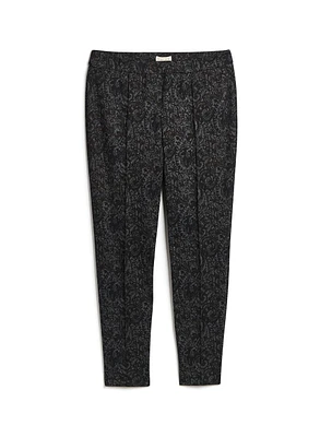 Paisley Print Pull-On Pants