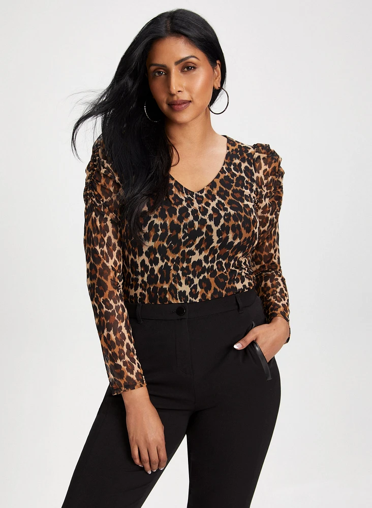 Cheetah Print Top