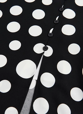 Polka Dot Midi Skirt