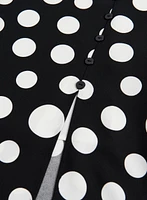 Polka Dot Midi Skirt