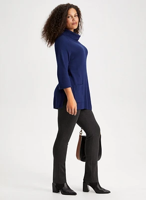 Pull-On Straight Leg Pants