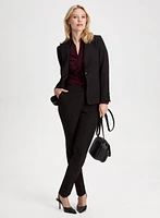 Notch Collar Blazer & Modern Fit Pants