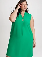 Decorative Button Dress