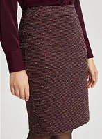 Bouclé Pencil Skirt