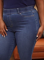 Jeans à enfiler jambe étroite