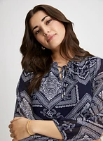 Bandana Print Blouse