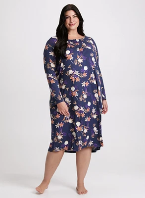 Floral Print Nightgown