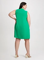 Decorative Button Dress
