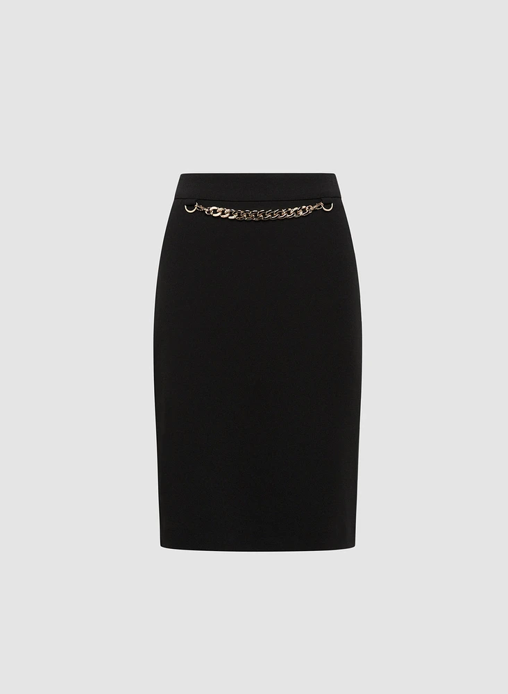 Large Chain Link Pencil Skirt