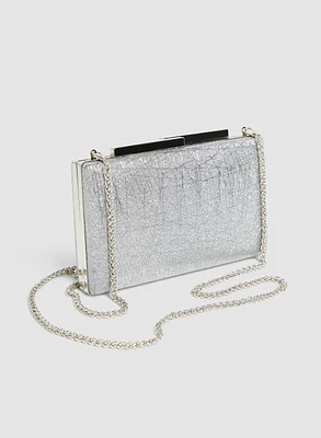 Rectangular Clasp Box Clutch