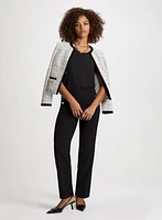 Bouclé Jacket & Modern Fit Pants