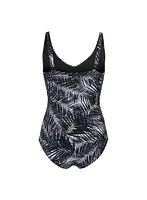 Nass-eau - Palm Print One-Piece Swimsuit