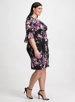 Floral Print Sheath Dress