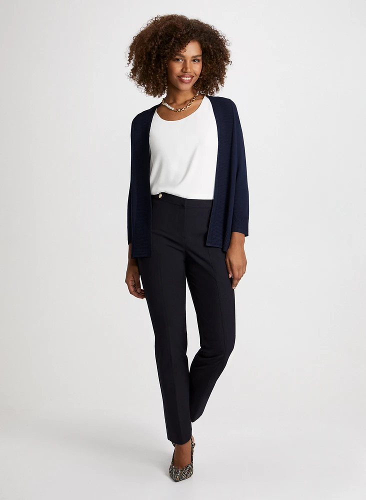 Short Cardigan & Signature Fit Pants