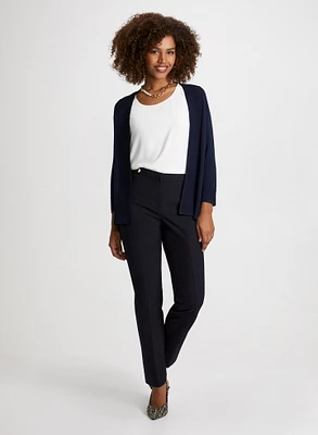 Short Cardigan & Signature Fit Pants