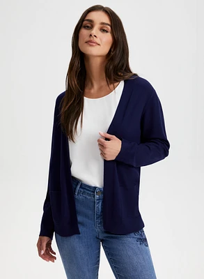 Open Front Knit Cardigan