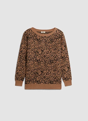 Leopard Print Sweater