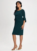 Draped Sheath Dress