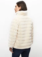 Reversible Faux Fur Coat