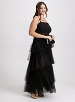 Tiered Corset-Style Dress