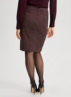 Bouclé Pencil Skirt