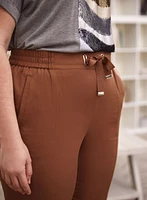 Pantalon jambe droite en tencel