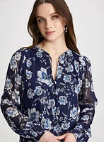 Jacquard Mixed Motif Blouse