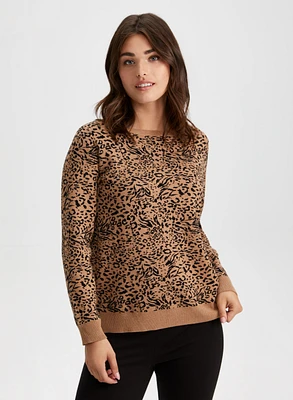 Leopard Print Sweater