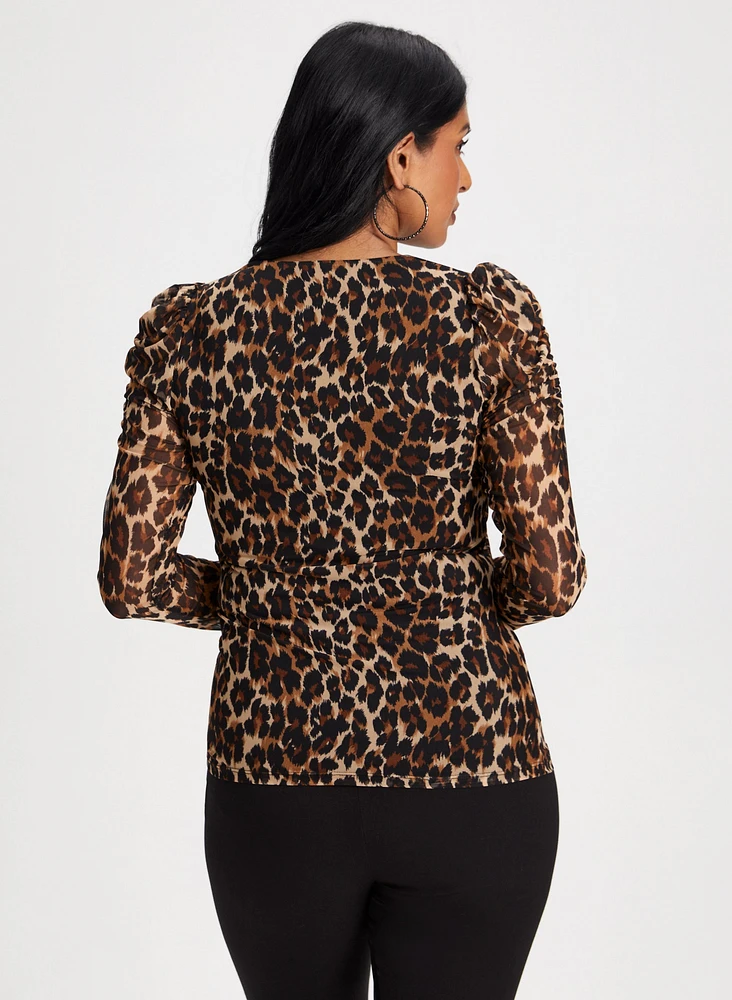 Cheetah Print Top