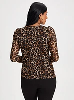 Cheetah Print Top