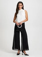 Sleeveless Top & Olivia Chiffon Pants