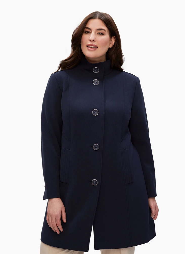 Button Front Coat